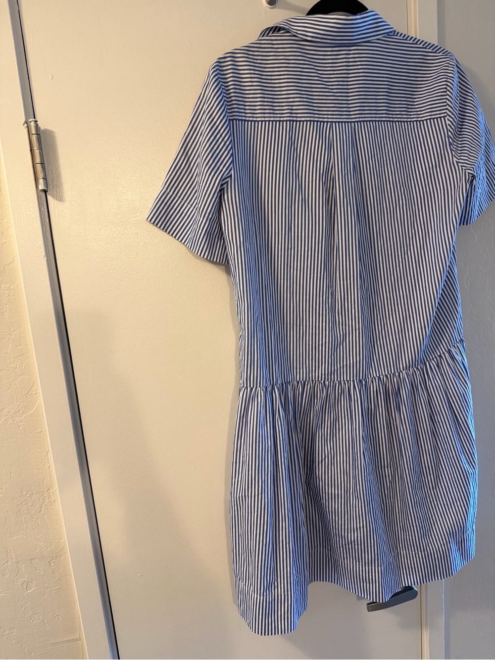 kate spade Blue and White Striped Shirt Dress - Picture 2 of 3